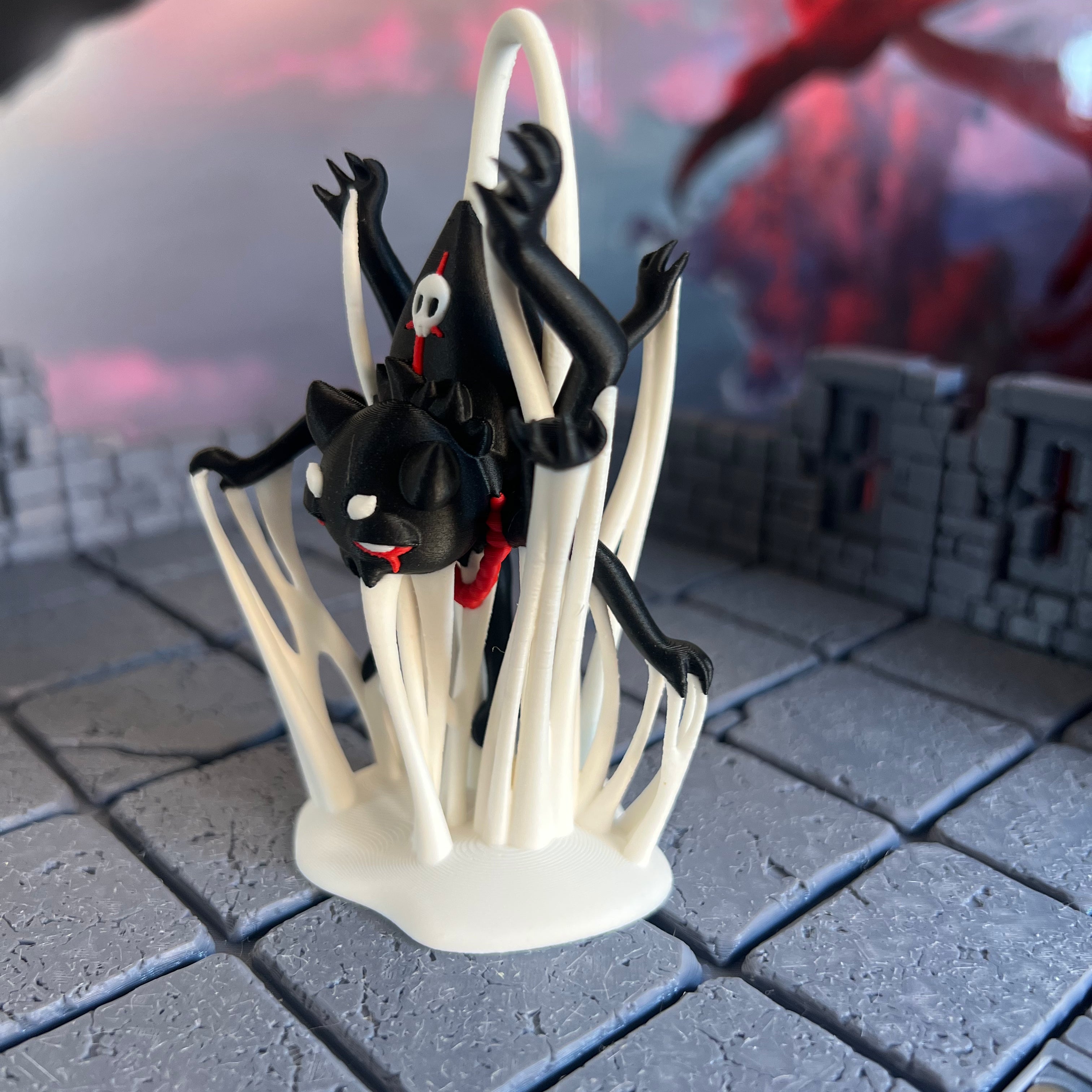 Giant Spider Multicolour Table Ready Miniature Miniature for Dungeons and Dragons, Pathfinder or other TTRPGs