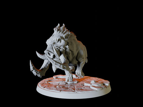 Giant Warthog Miniature for Dungeons and Dragons, Pathfinder or other TTRPGs