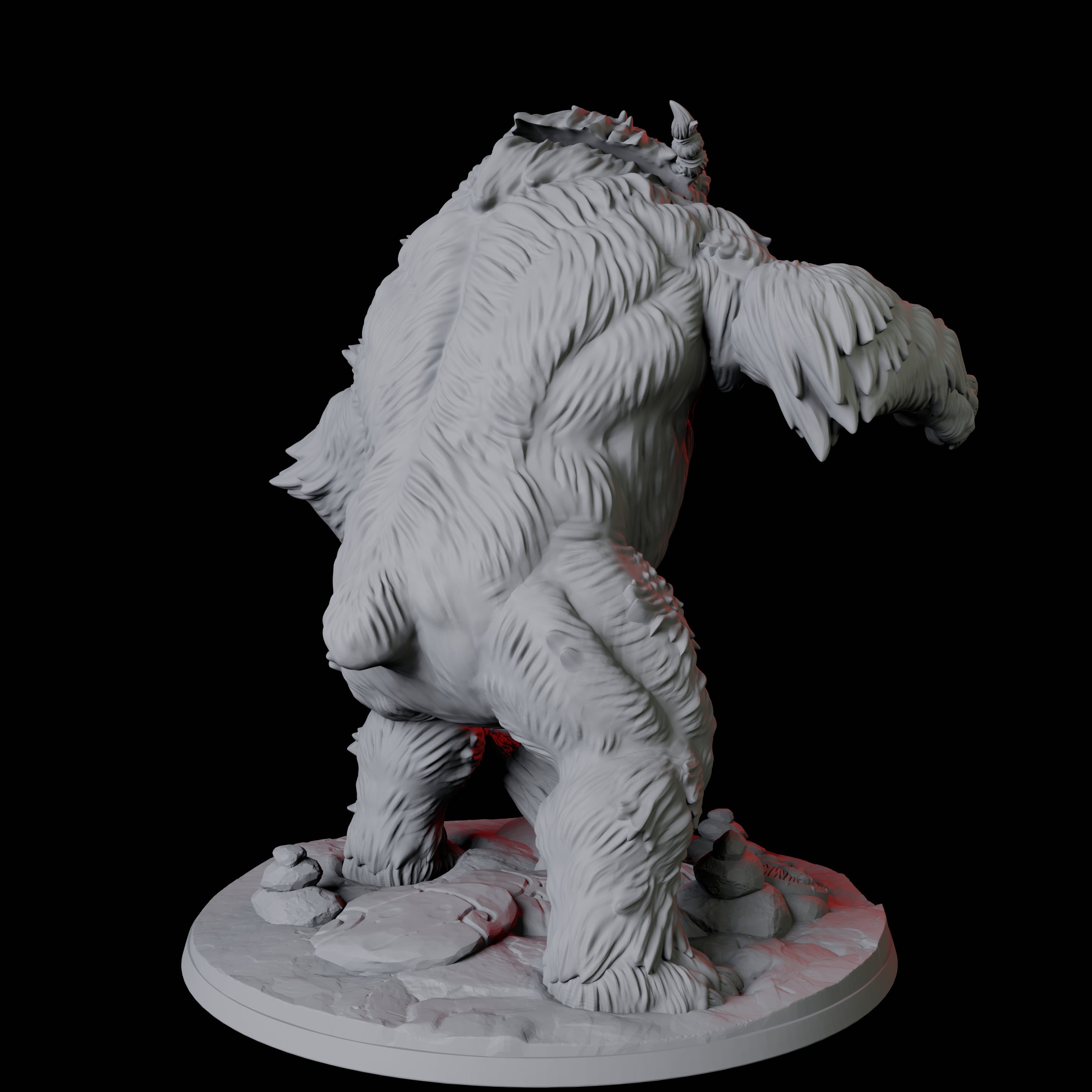 Giant Wild Shape Bear Miniature for Dungeons and Dragons, Pathfinder or other TTRPGs