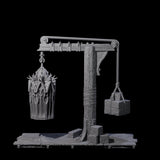 Gibbet Cage with Mimic Miniature for Dungeons and Dragons, Pathfinder or other TTRPGs