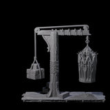 Gibbet Cage with Mimic Miniature for Dungeons and Dragons, Pathfinder or other TTRPGs