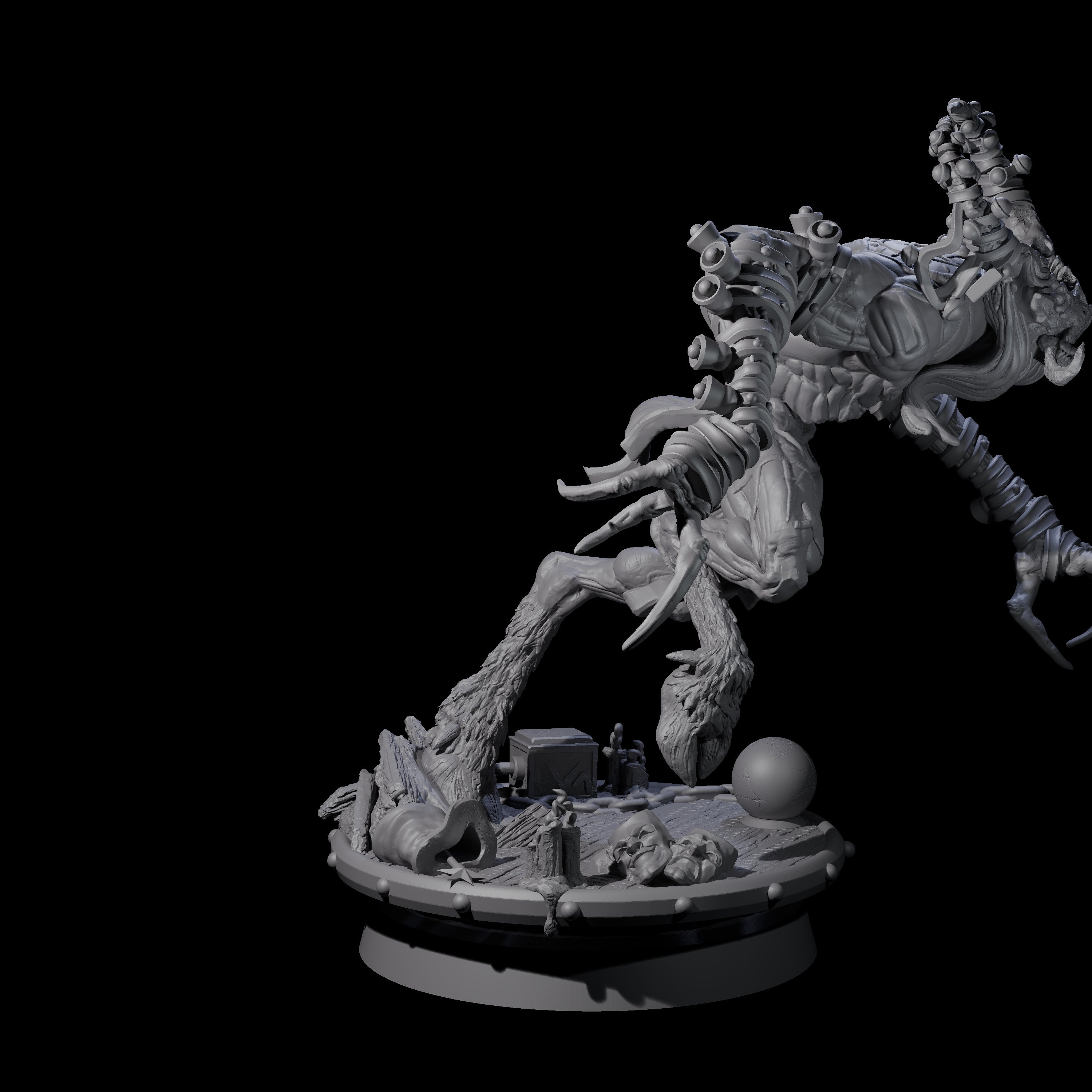 Giggling Demon Jester B Miniature for Dungeons and Dragons, Pathfinder or other TTRPGs