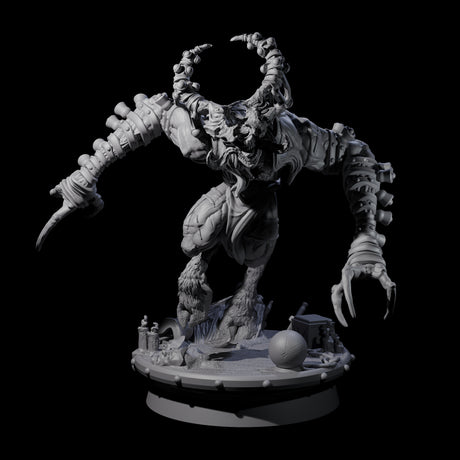 Giggling Demon Jester B Miniature for Dungeons and Dragons, Pathfinder or other TTRPGs