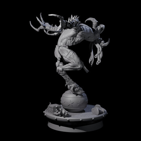 Giggling Demon Jester D Miniature for Dungeons and Dragons, Pathfinder or other TTRPGs