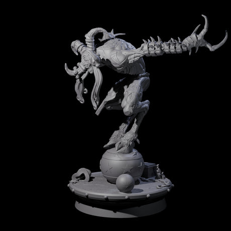 Giggling Demon Jester D Miniature for Dungeons and Dragons, Pathfinder or other TTRPGs