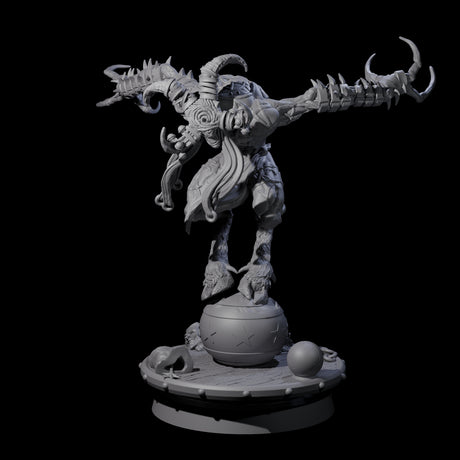 Giggling Demon Jester D Miniature for Dungeons and Dragons, Pathfinder or other TTRPGs