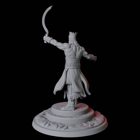 Gilhamesh, the Ancient Hero Miniature for Dungeons and Dragons, Pathfinder or other TTRPGs