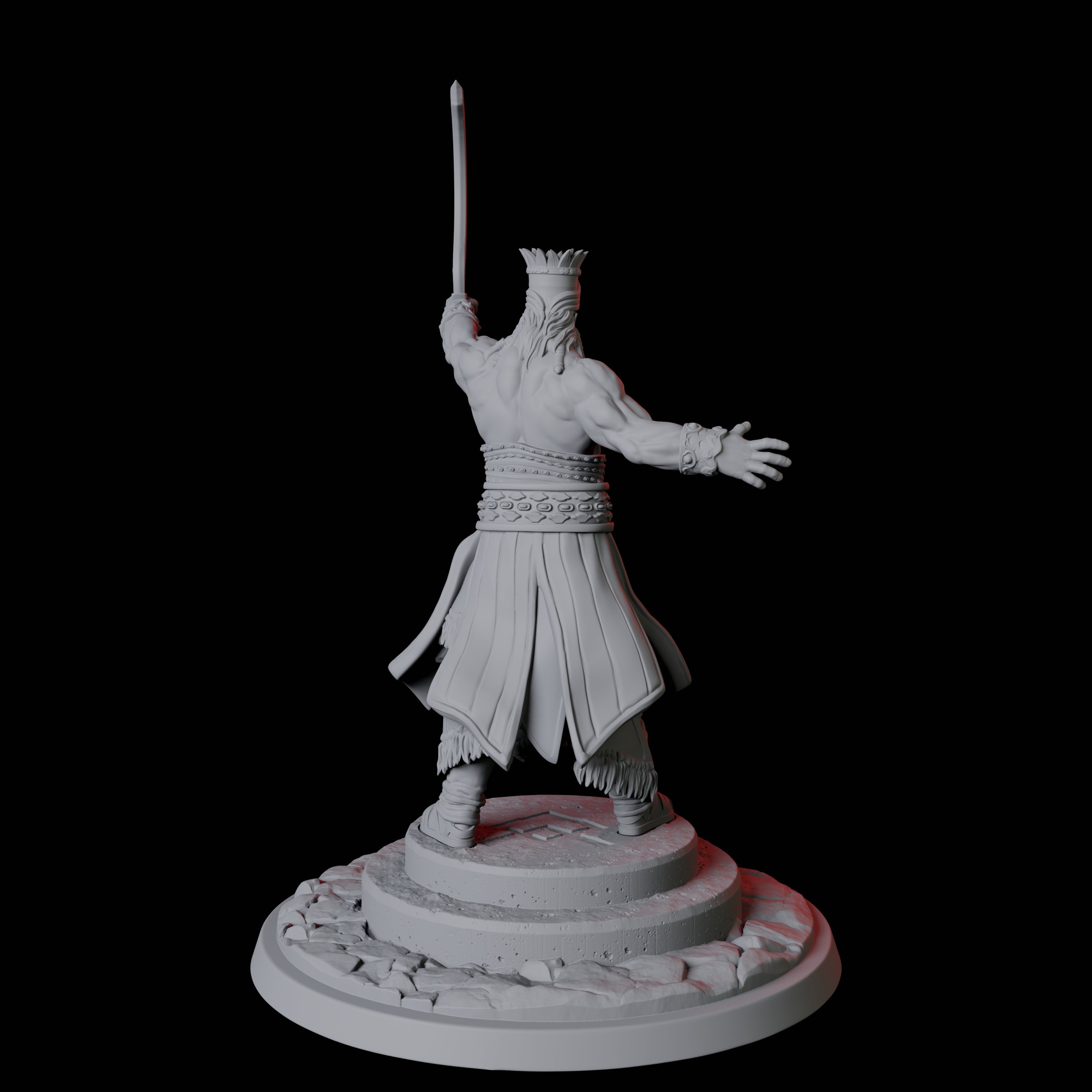 Gilhamesh, the Ancient Hero Miniature for Dungeons and Dragons, Pathfinder or other TTRPGs