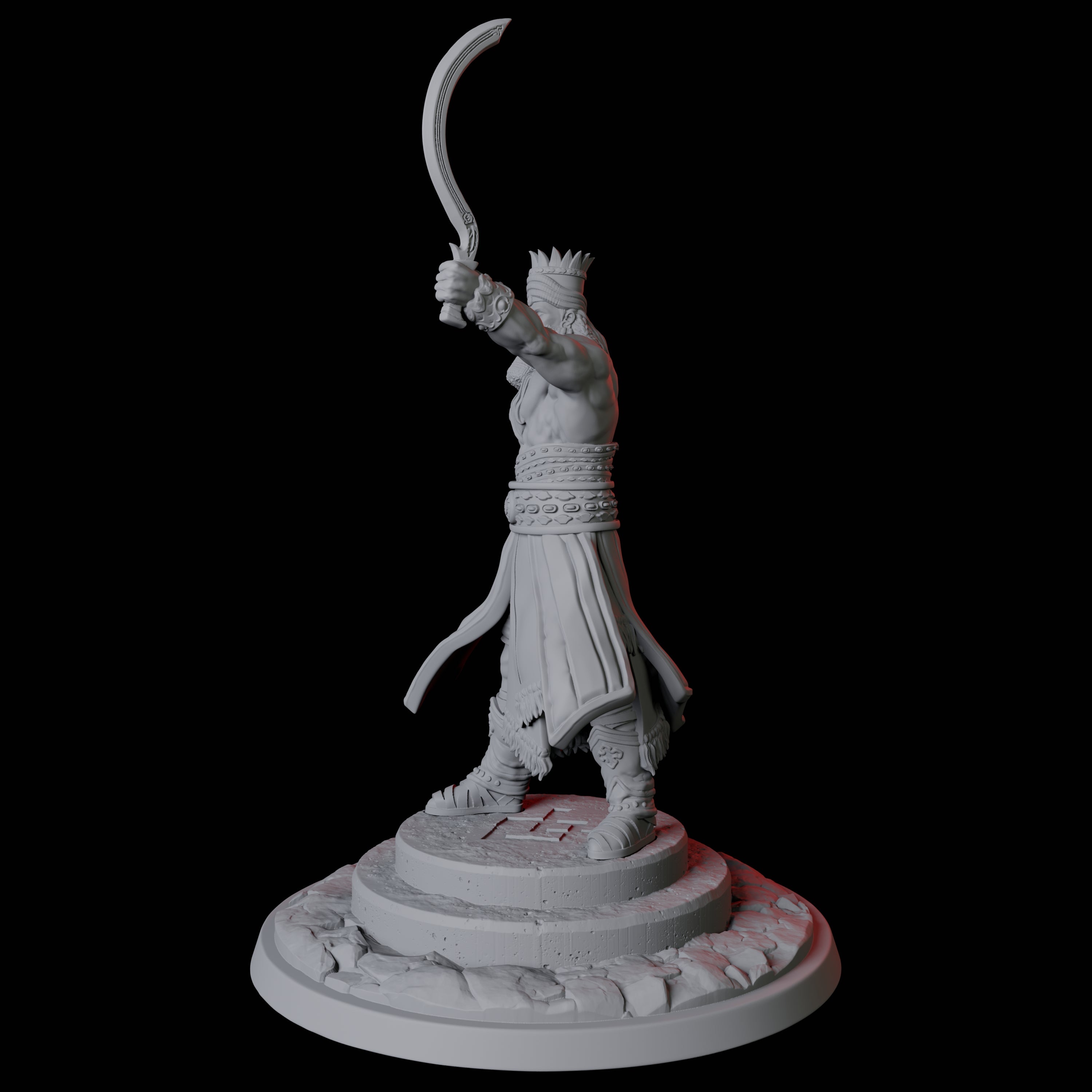 Gilhamesh, the Ancient Hero Miniature for Dungeons and Dragons, Pathfinder or other TTRPGs