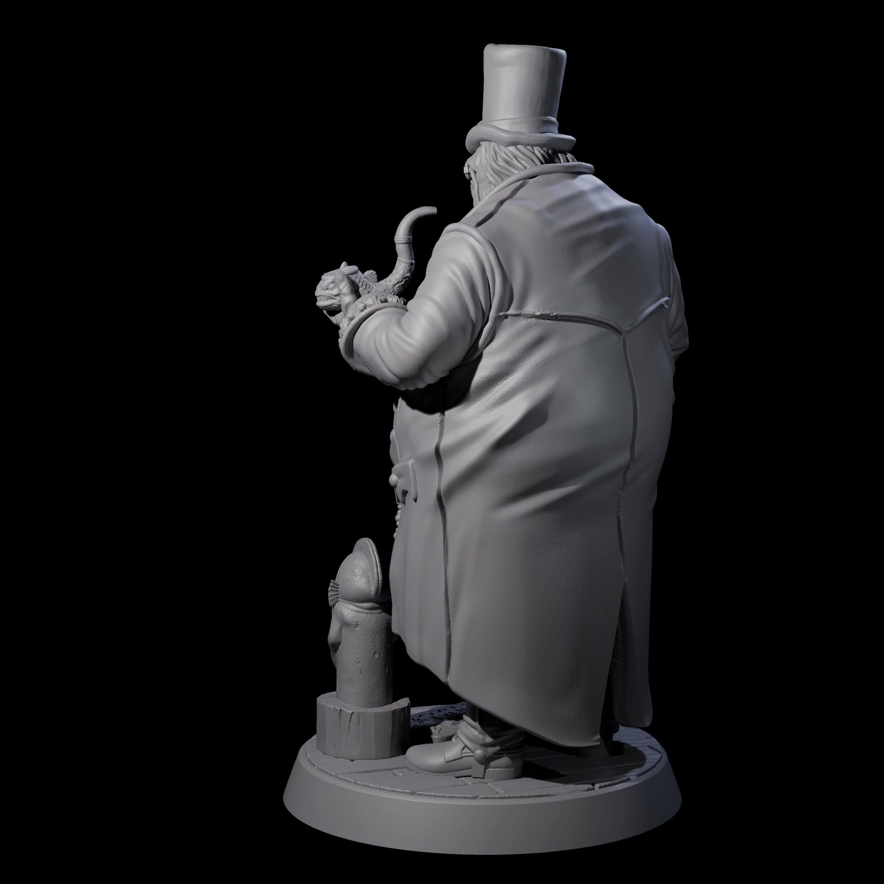 Girthy Human Cultist Miniature for Dungeons and Dragons, Pathfinder or other TTRPGs