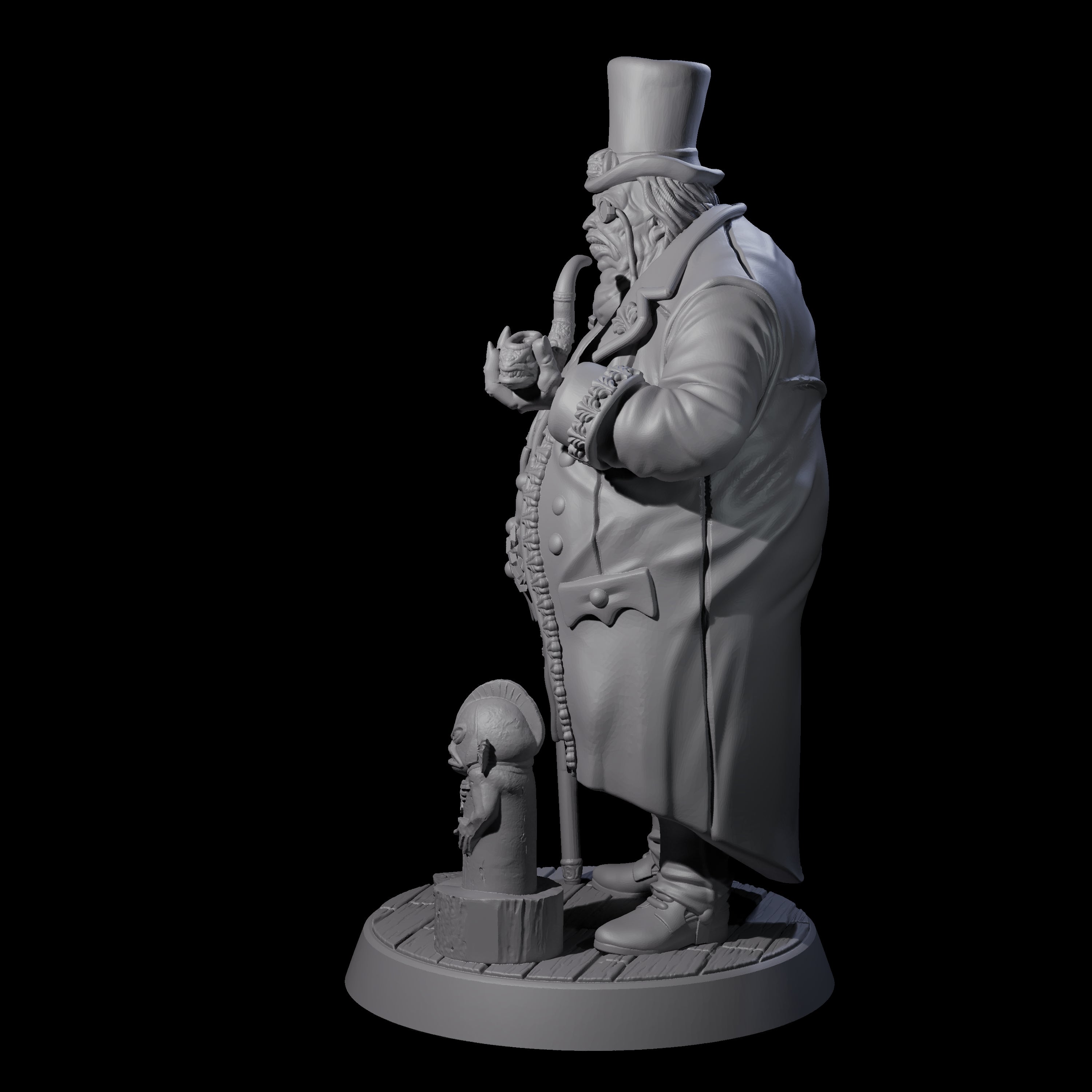 Girthy Human Cultist Miniature for Dungeons and Dragons, Pathfinder or other TTRPGs