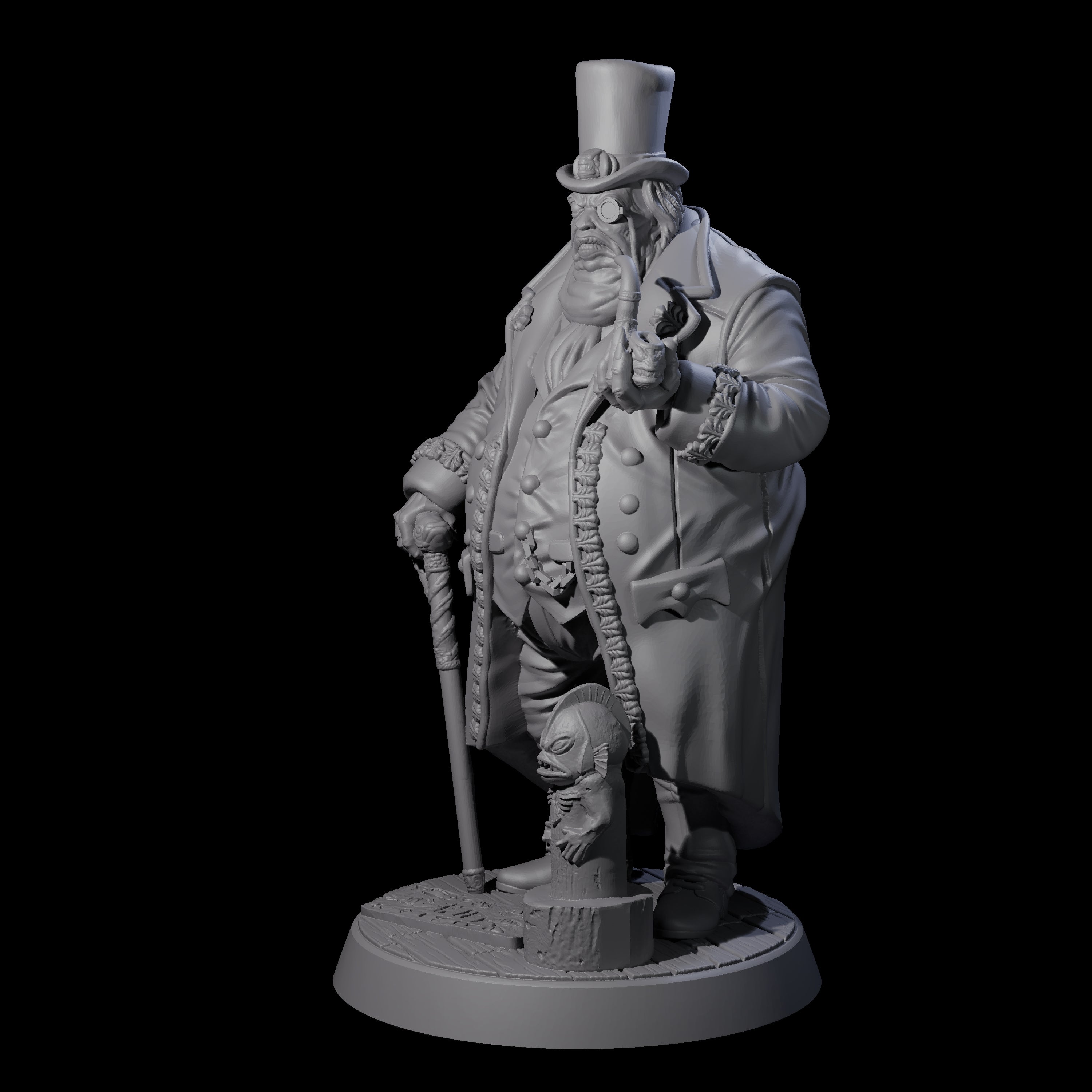 Girthy Human Cultist Miniature for Dungeons and Dragons, Pathfinder or other TTRPGs