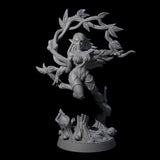 Gliding Forst Dryad Miniature for Dungeons and Dragons, Pathfinder or other TTRPGs