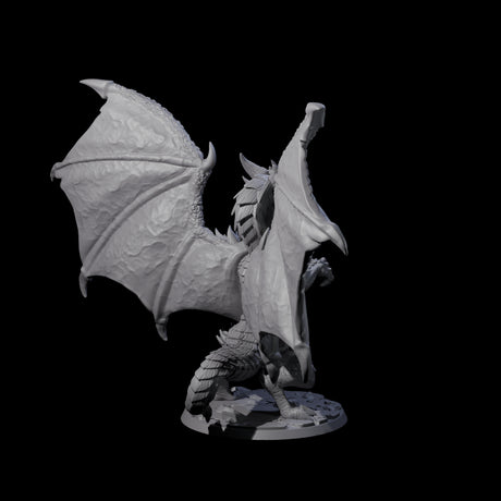 Glistening Adult Dragon Miniature for Dungeons and Dragons, Pathfinder or other TTRPGs