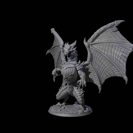Glistening Adult Dragon Miniature for Dungeons and Dragons, Pathfinder or other TTRPGs