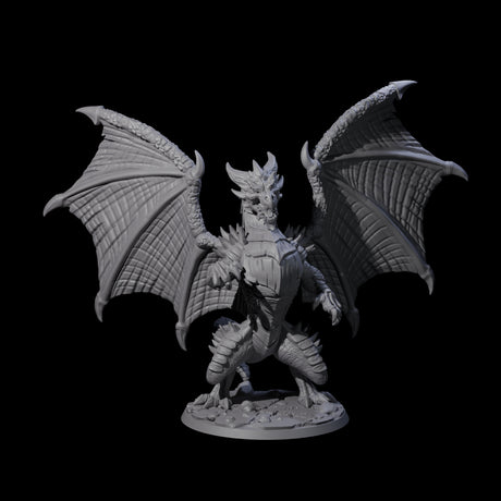 Glistening Adult Dragon Miniature for Dungeons and Dragons, Pathfinder or other TTRPGs