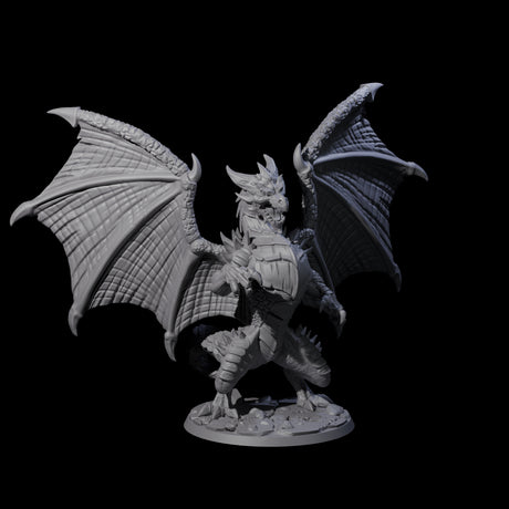 Glistening Adult Dragon Miniature for Dungeons and Dragons, Pathfinder or other TTRPGs
