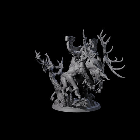 Gloamstag - Fel Beast of the Forest Miniature for Dungeons and Dragons, Pathfinder or other TTRPGs