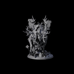 Gloamstag - Fel Beast of the Forest Miniature for Dungeons and Dragons, Pathfinder or other TTRPGs