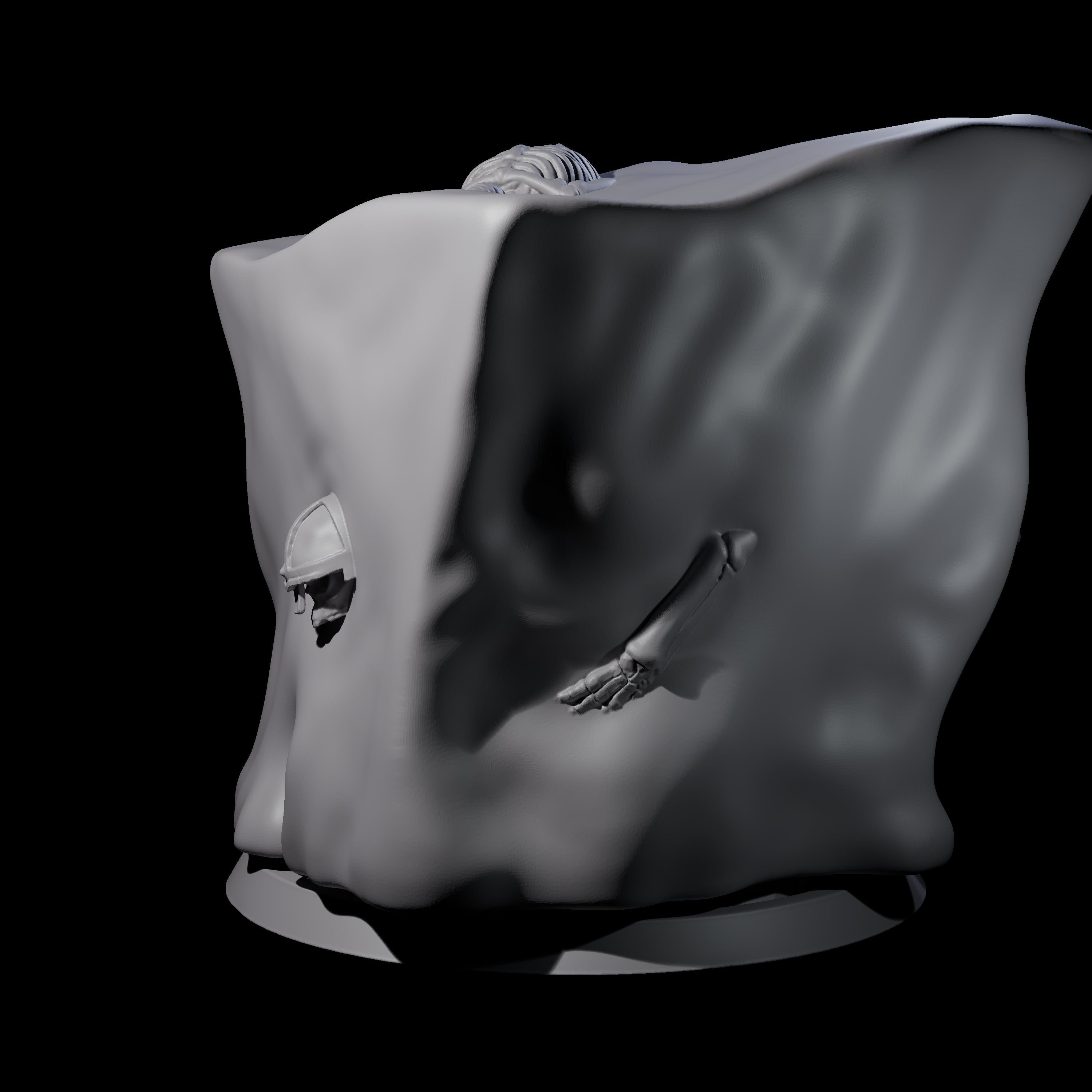 Gloopy Gelatious Cube Miniature for Dungeons and Dragons, Pathfinder or other TTRPGs