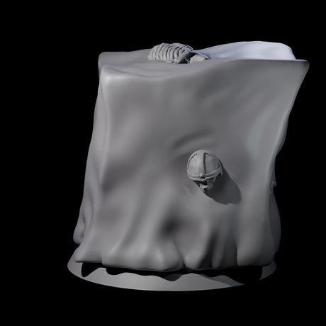 Gloopy Gelatious Cube Miniature for Dungeons and Dragons, Pathfinder or other TTRPGs