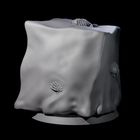 Gloopy Gelatious Cube Miniature for Dungeons and Dragons, Pathfinder or other TTRPGs