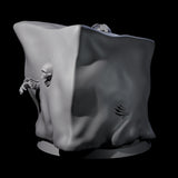 Gloopy Gelatious Cube Miniature for Dungeons and Dragons, Pathfinder or other TTRPGs