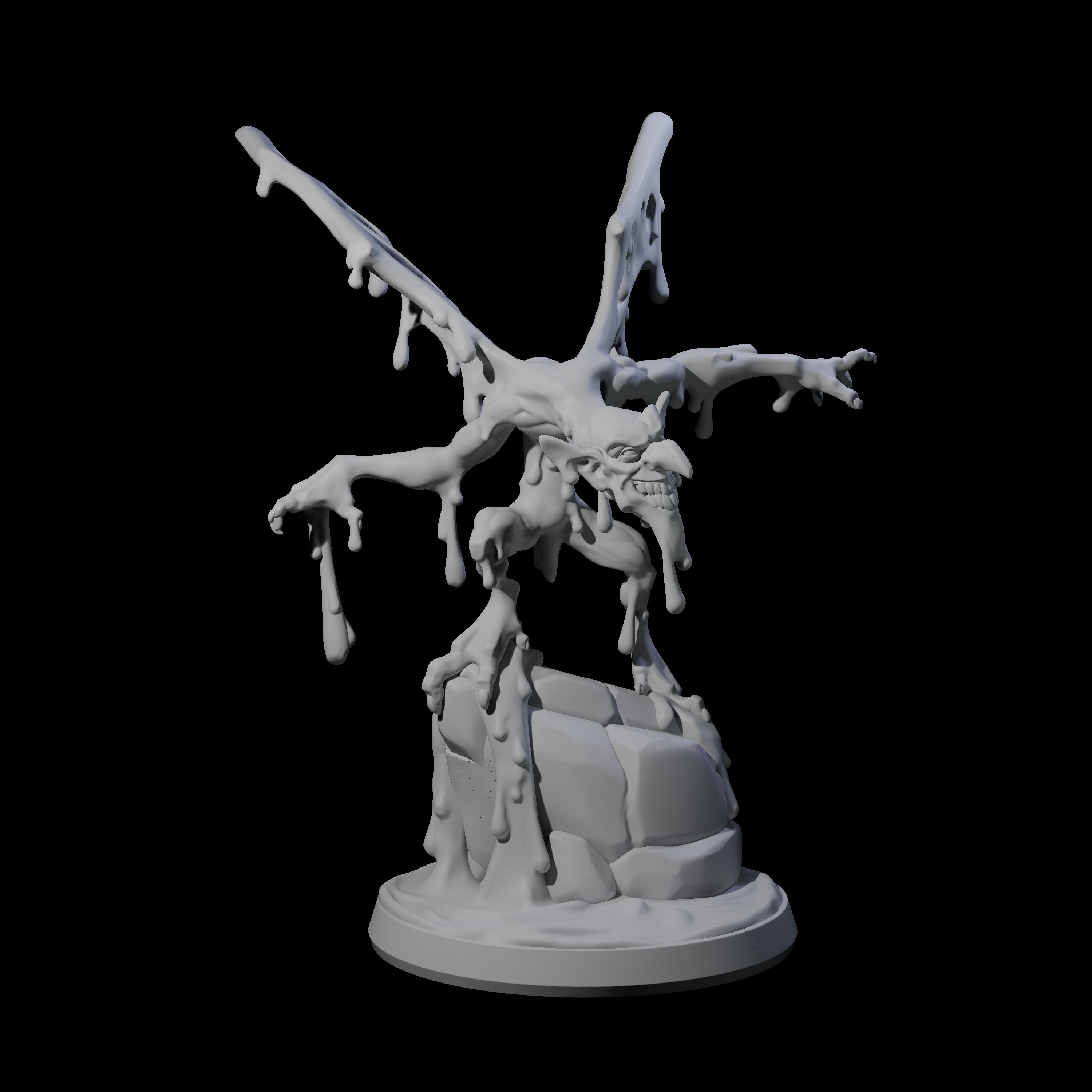 Gloopy Mud Mephit Miniature for Dungeons and Dragons, Pathfinder or other TTRPGs