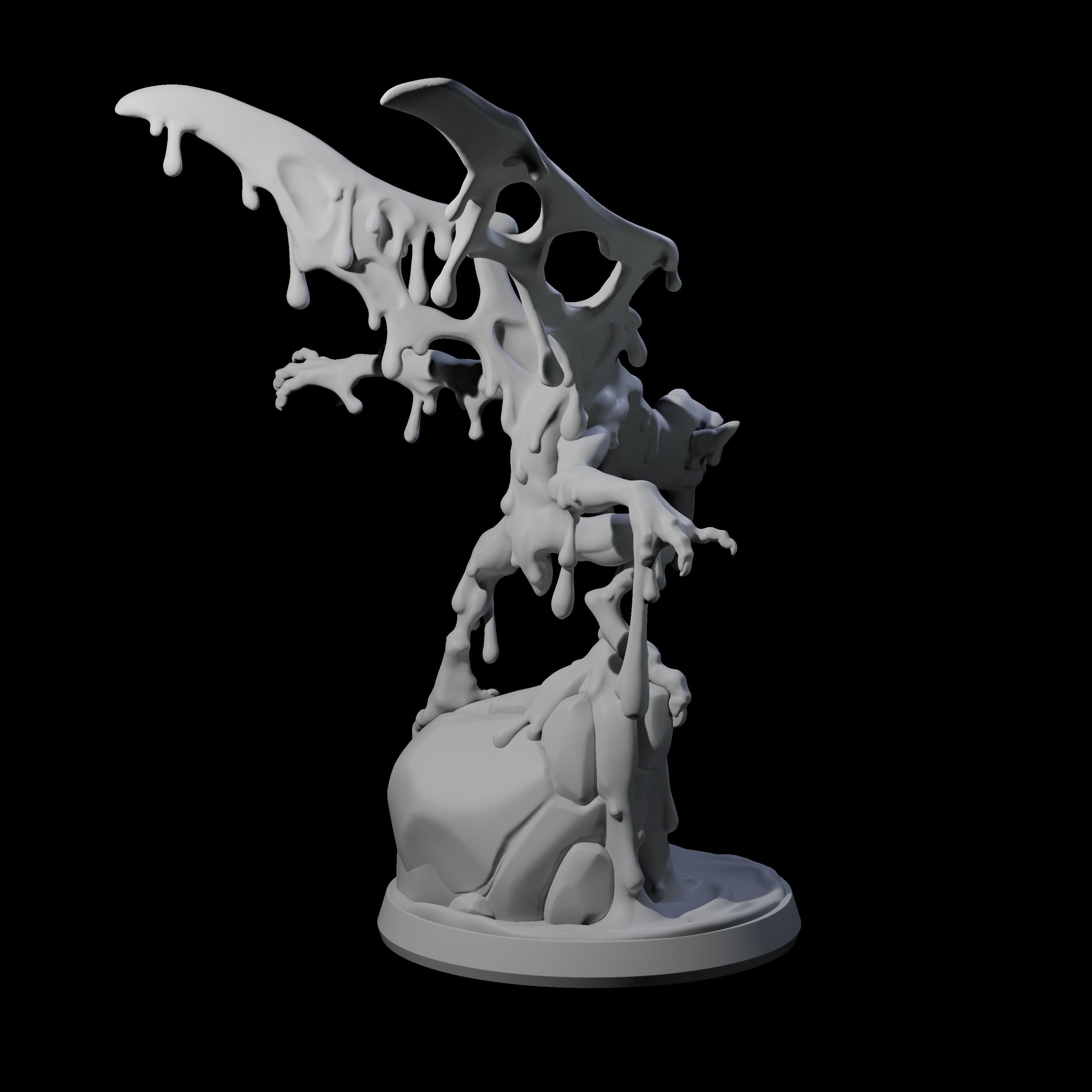Gloopy Mud Mephit Miniature for Dungeons and Dragons, Pathfinder or other TTRPGs