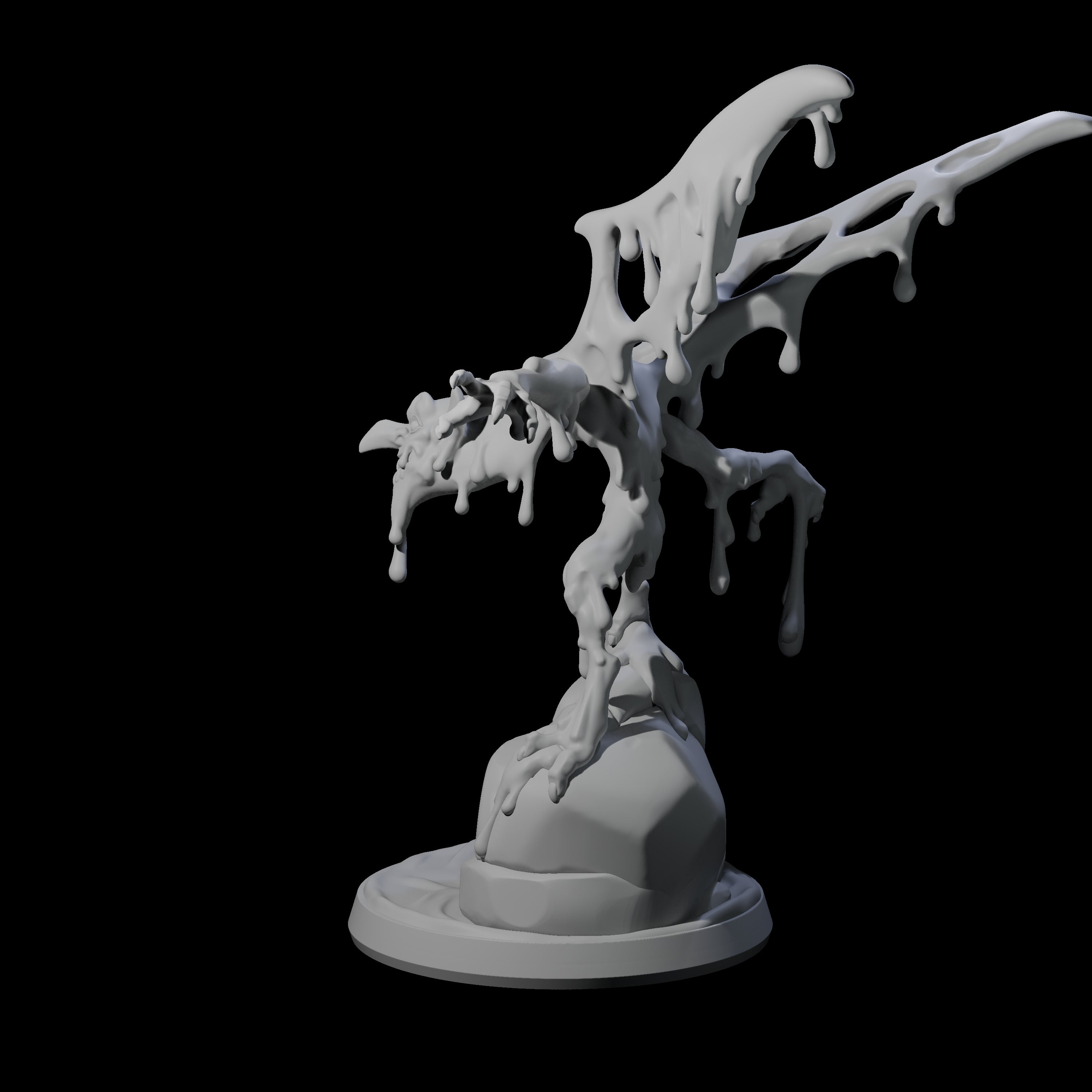 Gloopy Mud Mephit Miniature for Dungeons and Dragons, Pathfinder or other TTRPGs