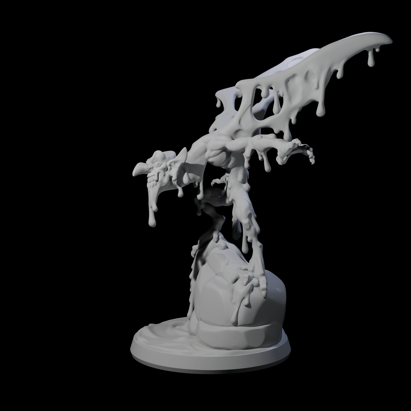 Gloopy Mud Mephit Miniature for Dungeons and Dragons, Pathfinder or other TTRPGs