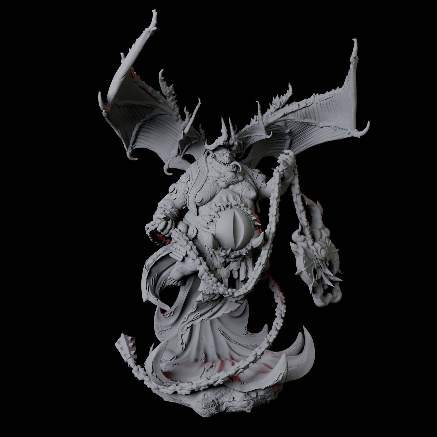 Gluttonous Dretch Miniature for Dungeons and Dragons, Pathfinder or other TTRPGs