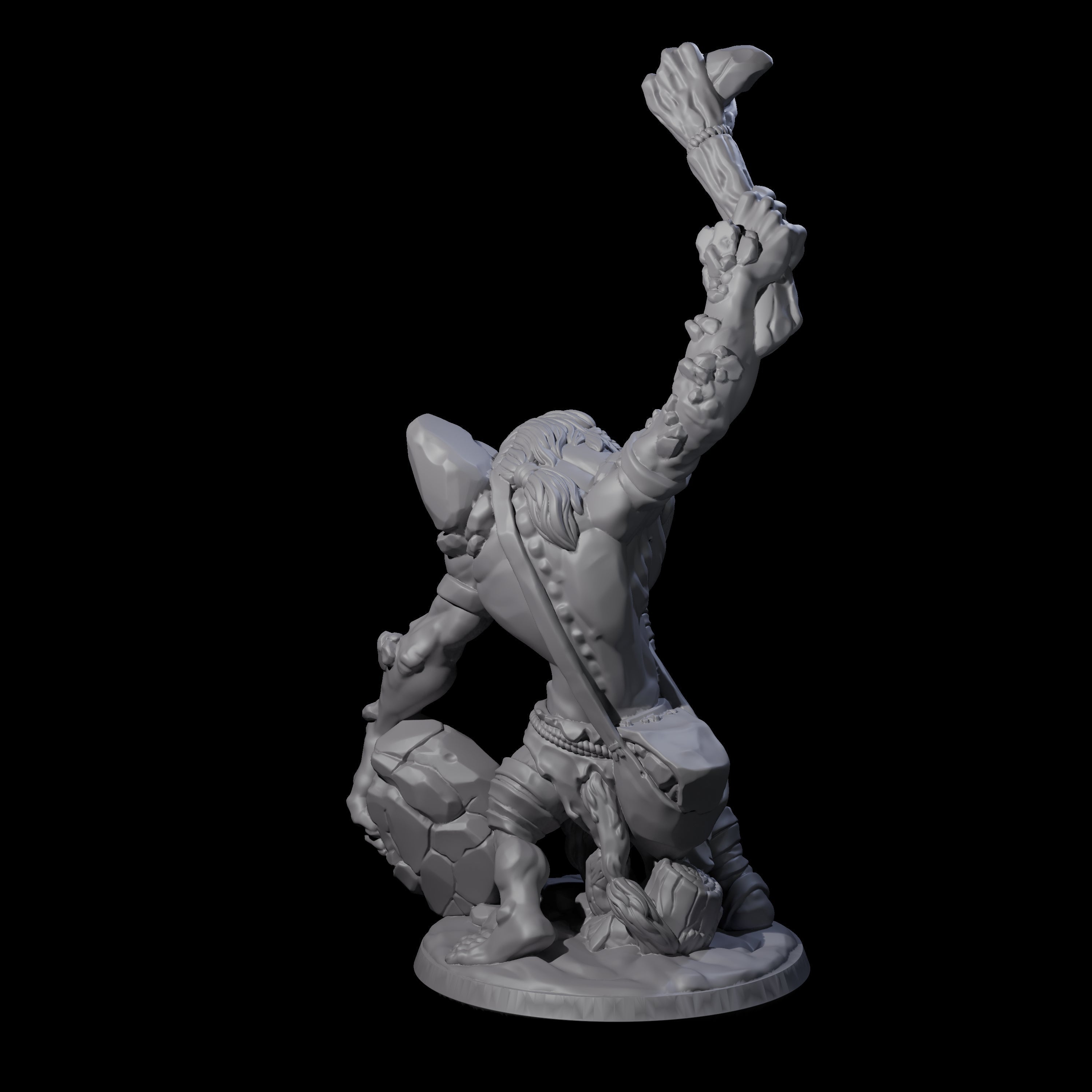 Gluttonous Troll A Miniature for Dungeons and Dragons, Pathfinder or other TTRPGs