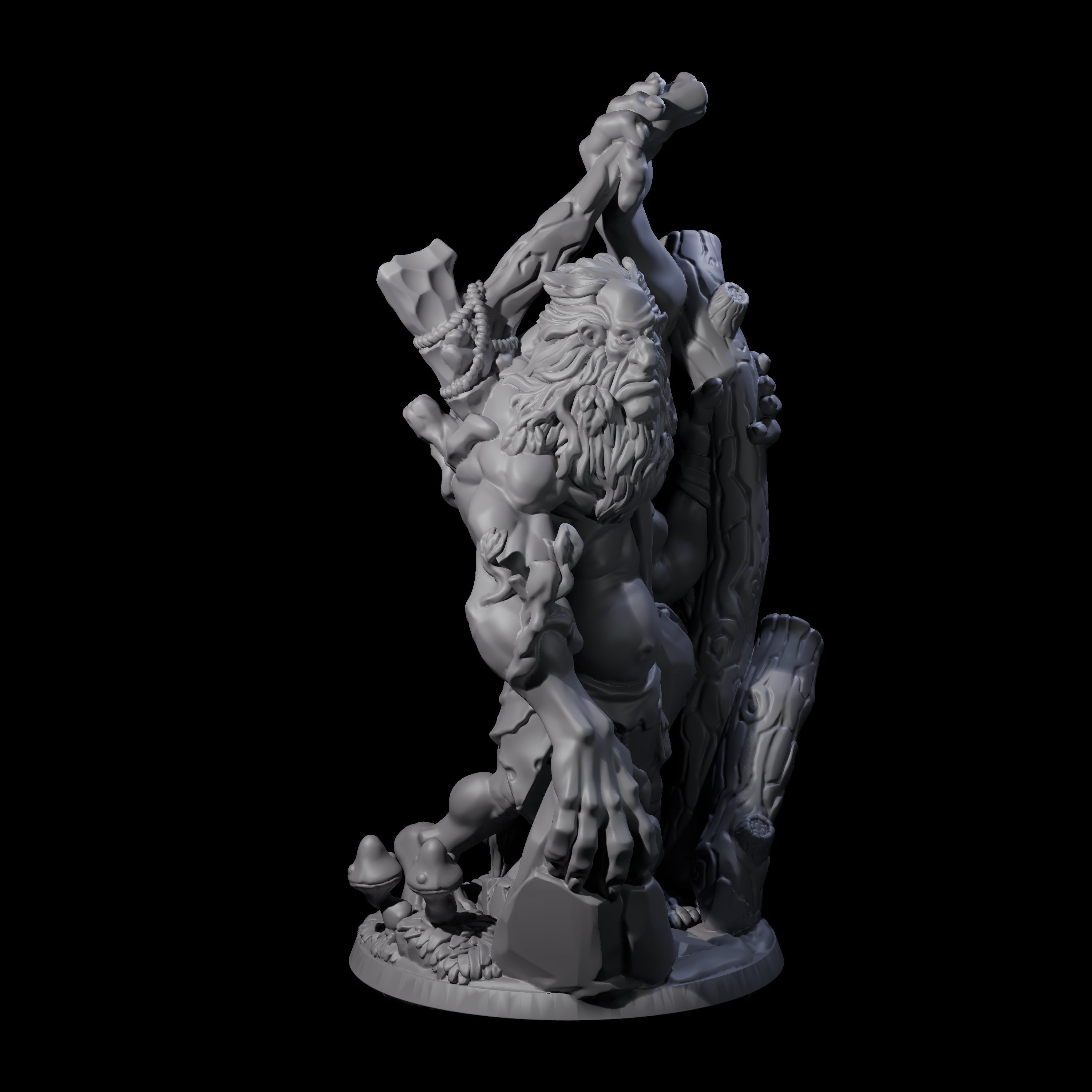 Gluttonous Troll B Miniature for Dungeons and Dragons, Pathfinder or other TTRPGs