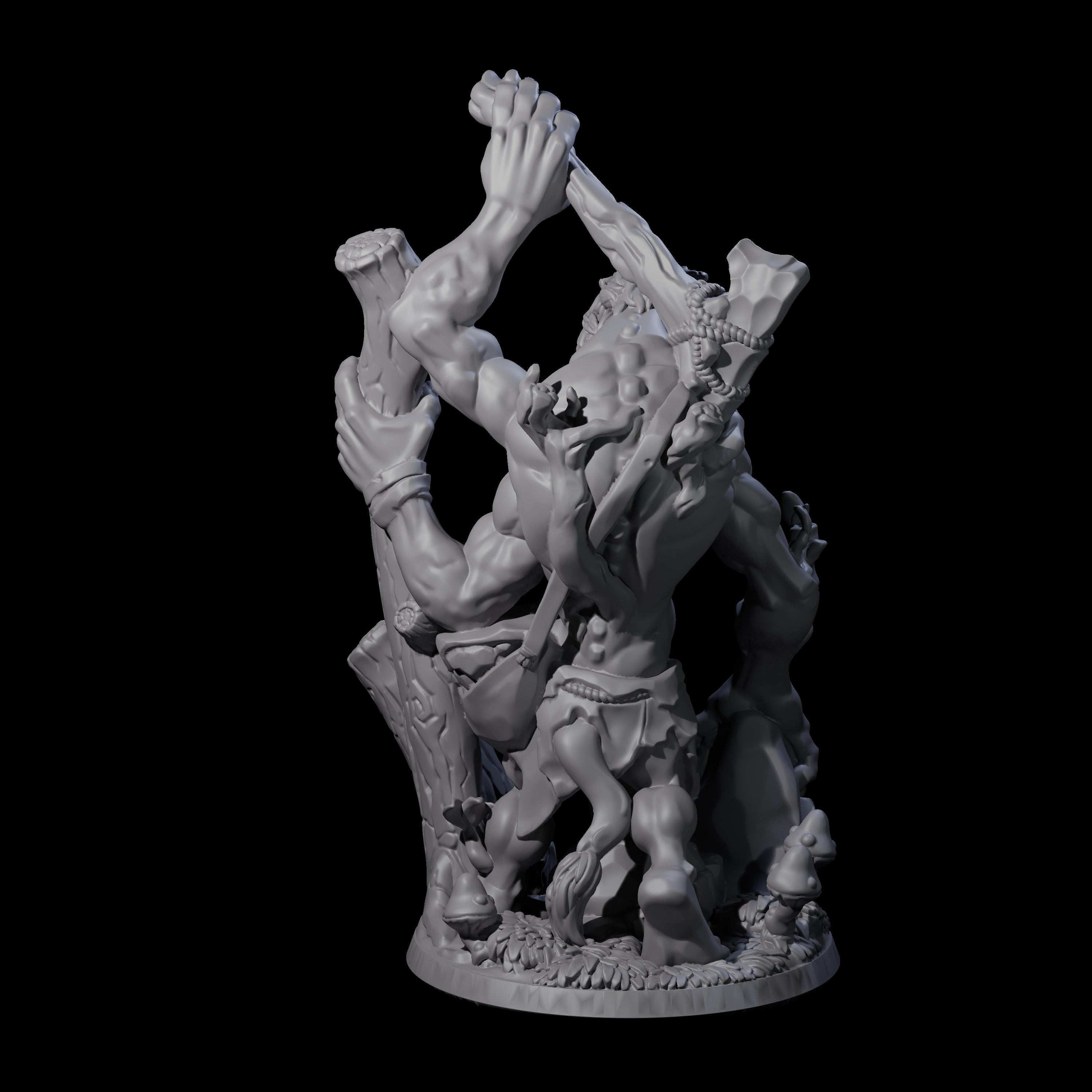 Gluttonous Troll B Miniature for Dungeons and Dragons, Pathfinder or other TTRPGs