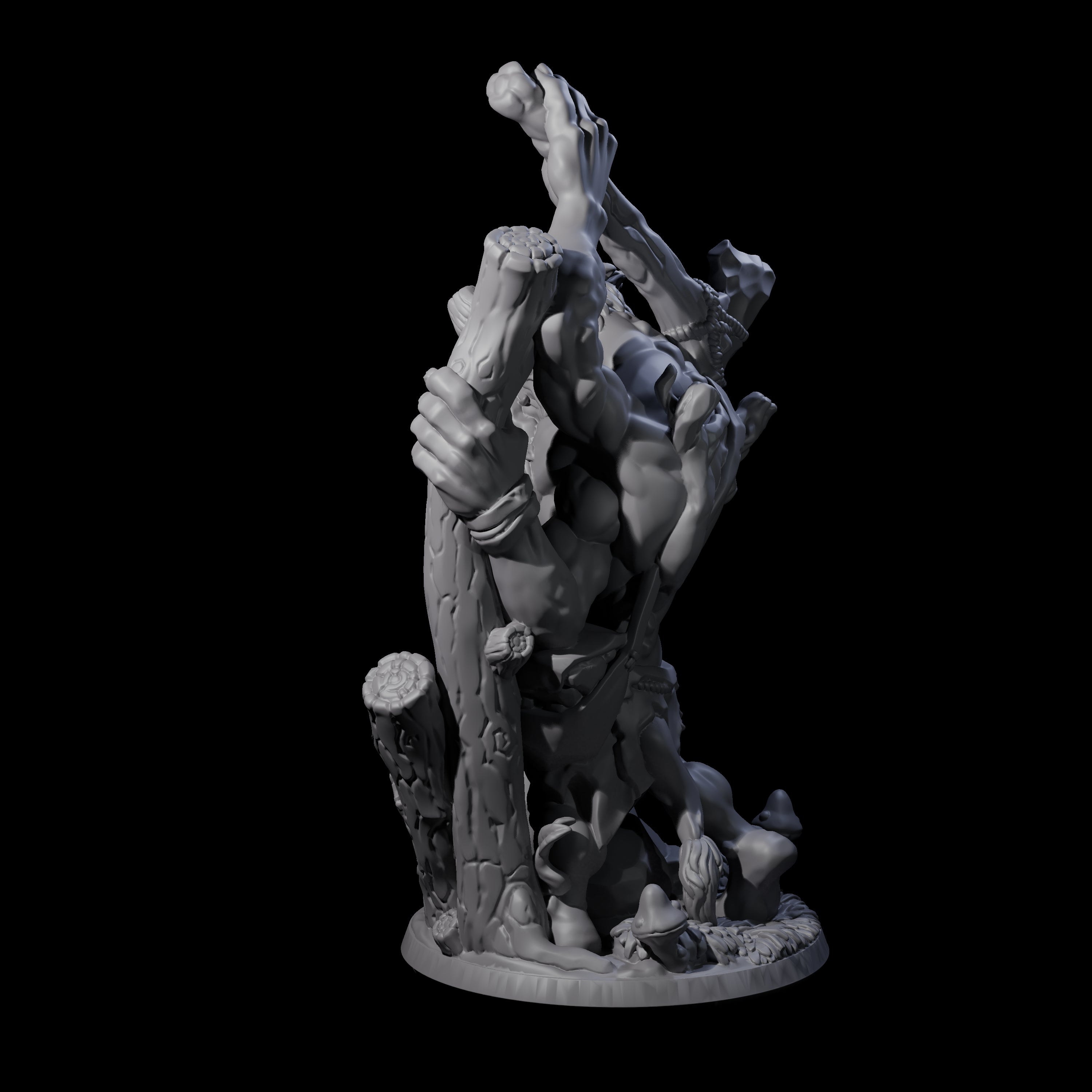 Gluttonous Troll B Miniature for Dungeons and Dragons, Pathfinder or other TTRPGs