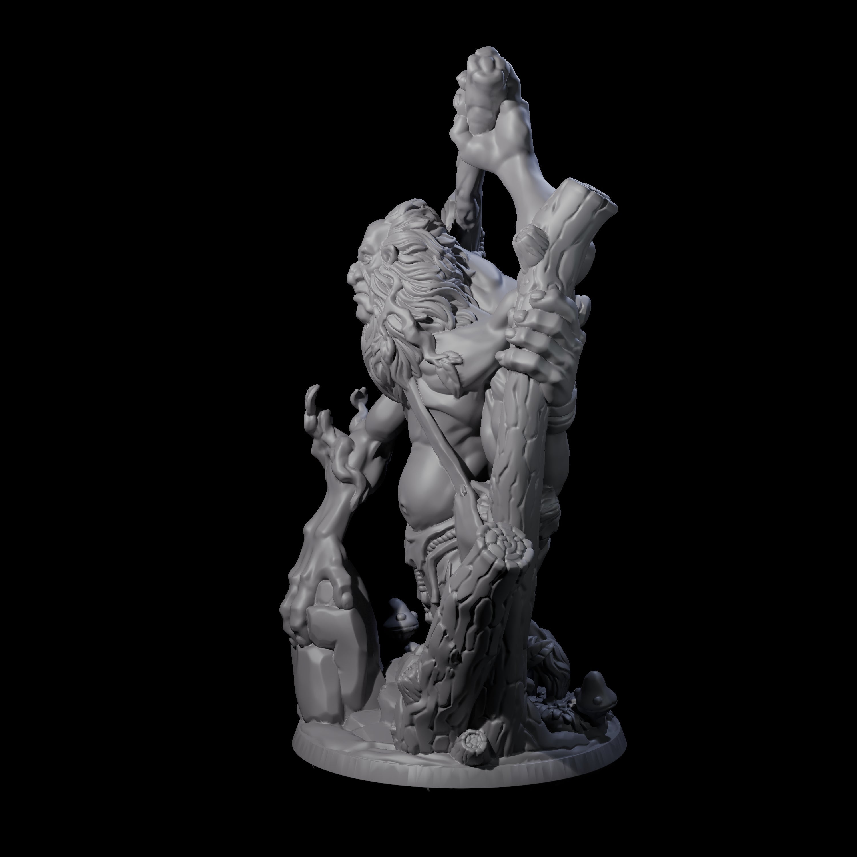 Gluttonous Troll B Miniature for Dungeons and Dragons, Pathfinder or other TTRPGs