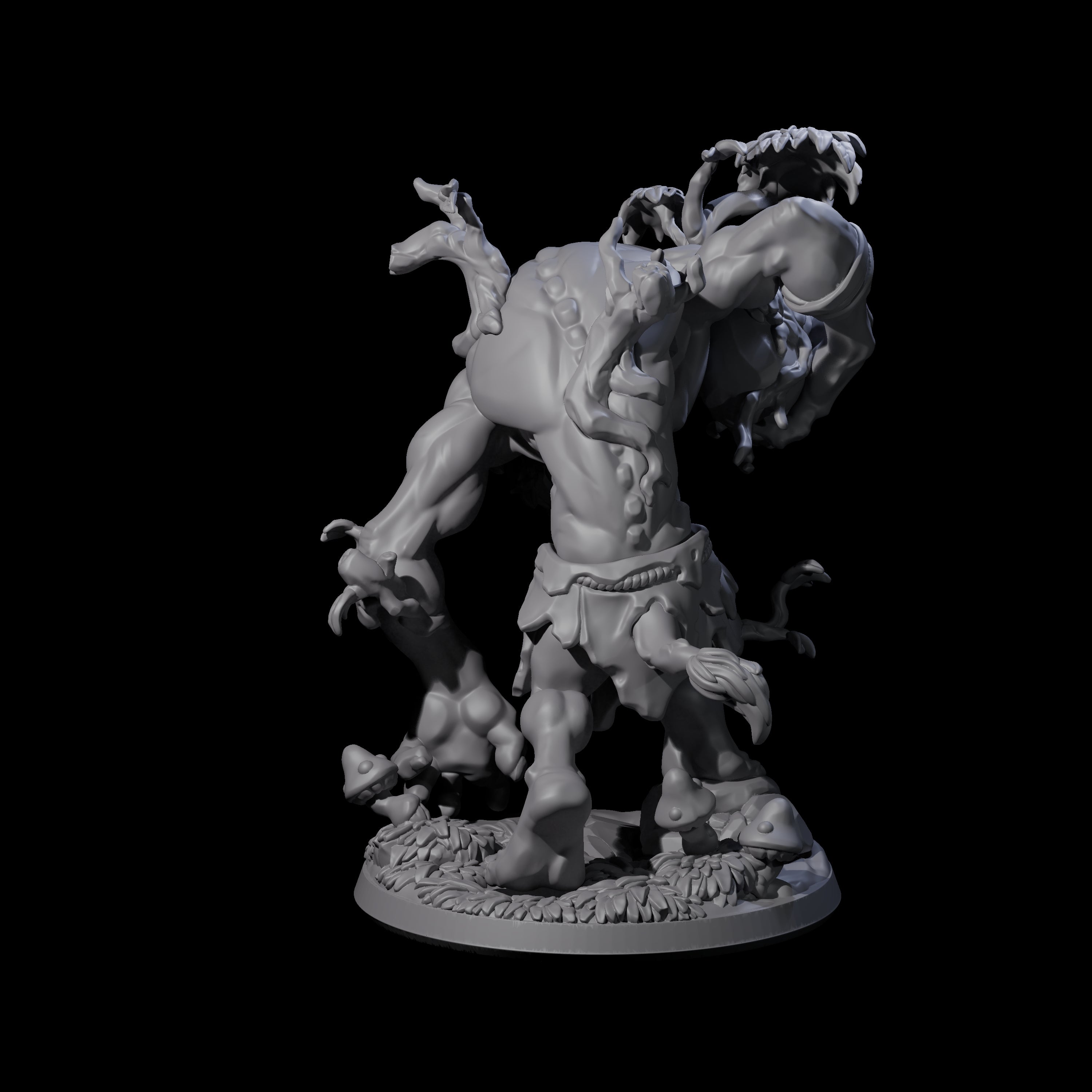 Gluttonous Troll D Miniature for Dungeons and Dragons, Pathfinder or other TTRPGs