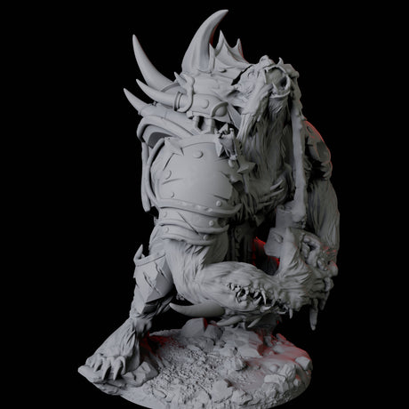 Gnoll Claw Fighter A Miniature for Dungeons and Dragons, Pathfinder or other TTRPGs