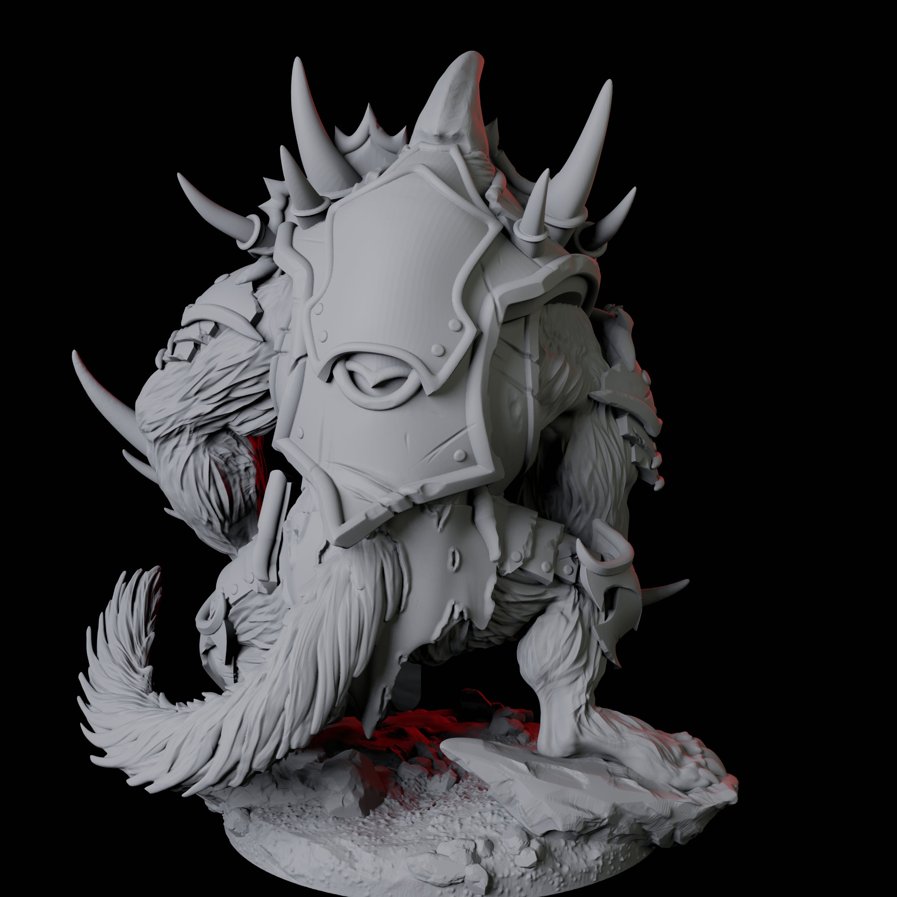 Gnoll Claw Fighter A Miniature for Dungeons and Dragons, Pathfinder or other TTRPGs