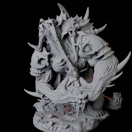 Gnoll Claw Fighter A Miniature for Dungeons and Dragons, Pathfinder or other TTRPGs