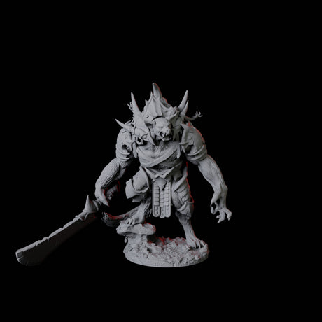 Gnoll Claw Fighter B Miniature for Dungeons and Dragons, Pathfinder or other TTRPGs