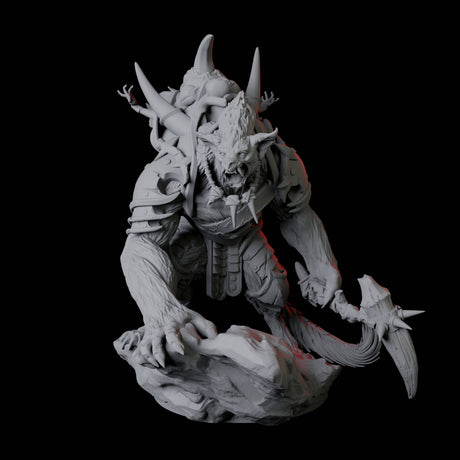 Gnoll Claw Fighter C Miniature for Dungeons and Dragons, Pathfinder or other TTRPGs