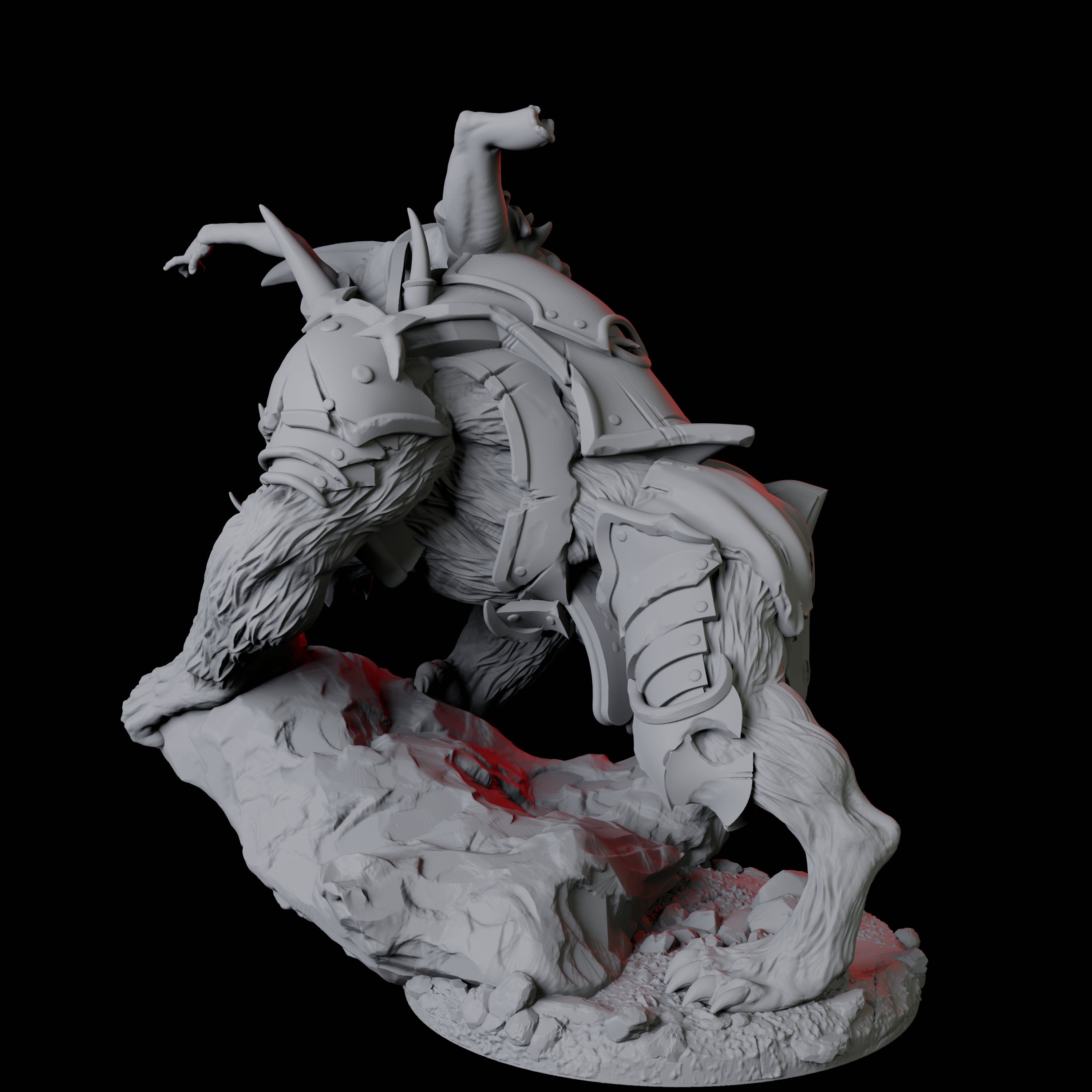 Gnoll Claw Fighter D Miniature for Dungeons and Dragons, Pathfinder or other TTRPGs