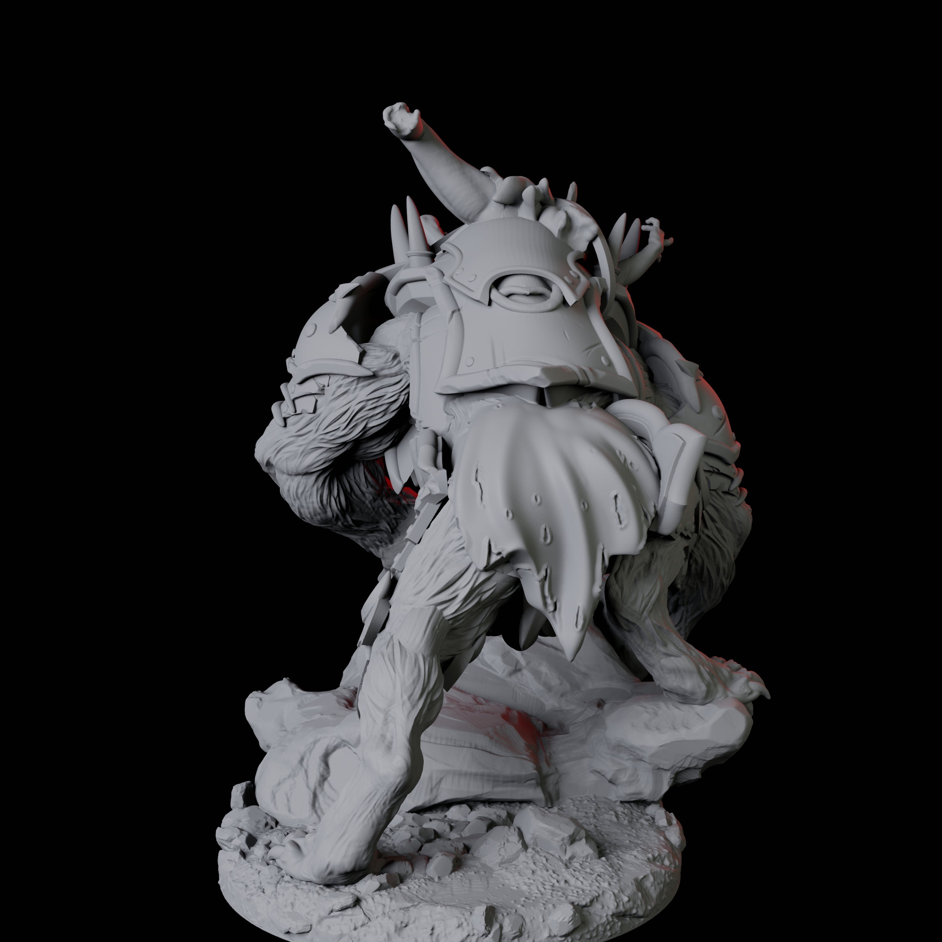 Gnoll Claw Fighter D Miniature for Dungeons and Dragons, Pathfinder or other TTRPGs