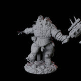 Gnoll Ettin B Miniature for Dungeons and Dragons, Pathfinder or other TTRPGs