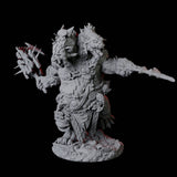 Gnoll Ettin B Miniature for Dungeons and Dragons, Pathfinder or other TTRPGs
