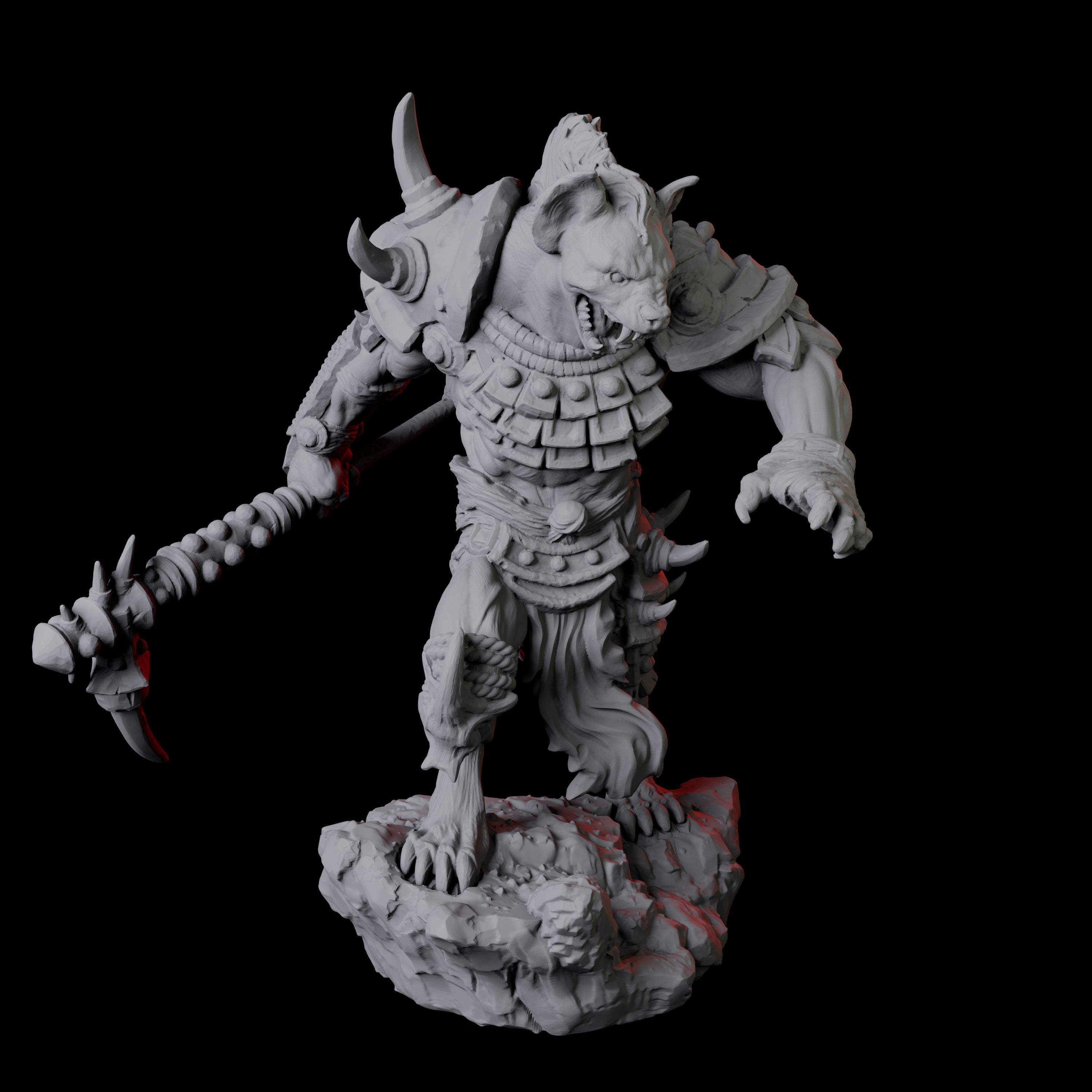 Gnoll Scout A Miniature for Dungeons and Dragons, Pathfinder or other TTRPGs