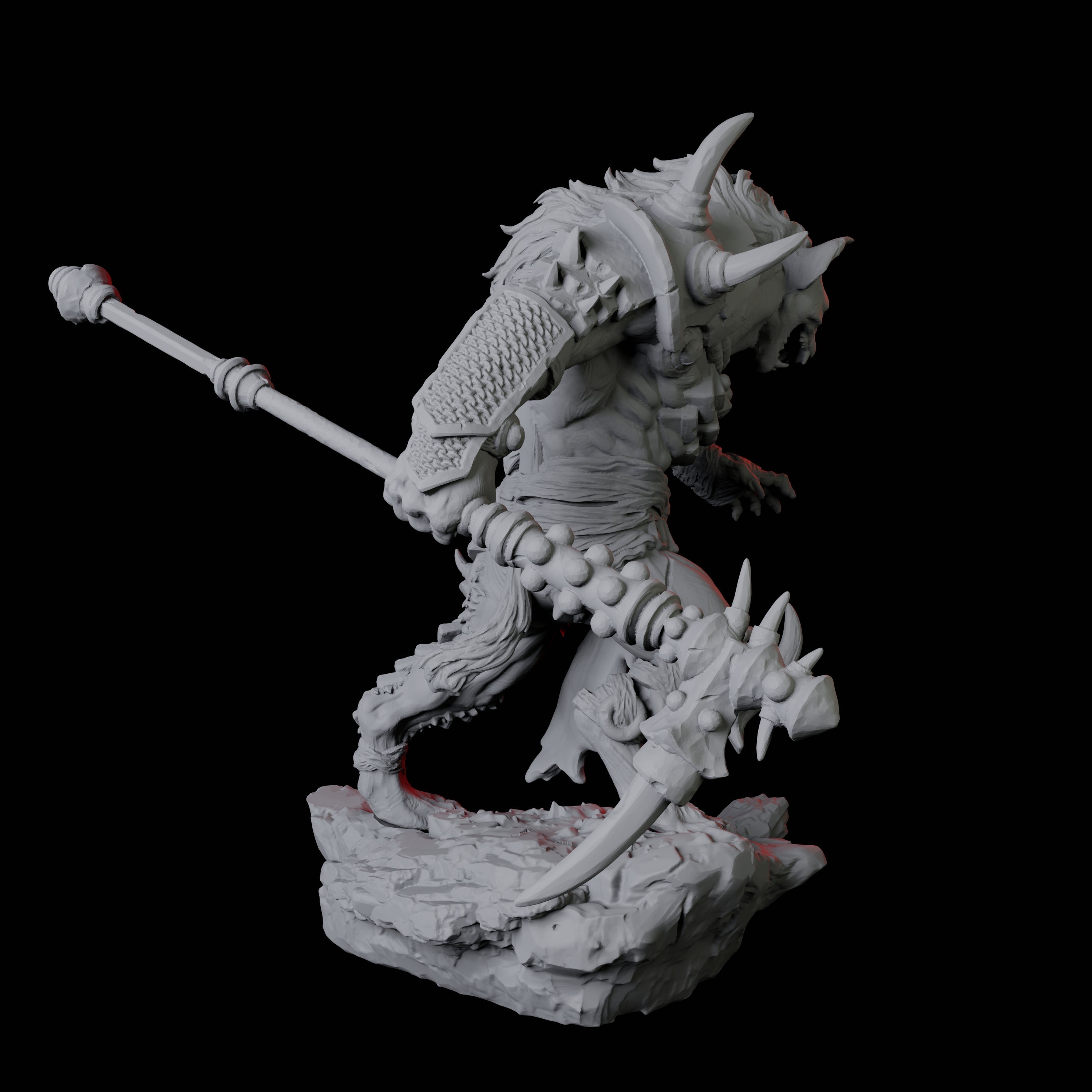 Gnoll Scout A Miniature for Dungeons and Dragons, Pathfinder or other TTRPGs
