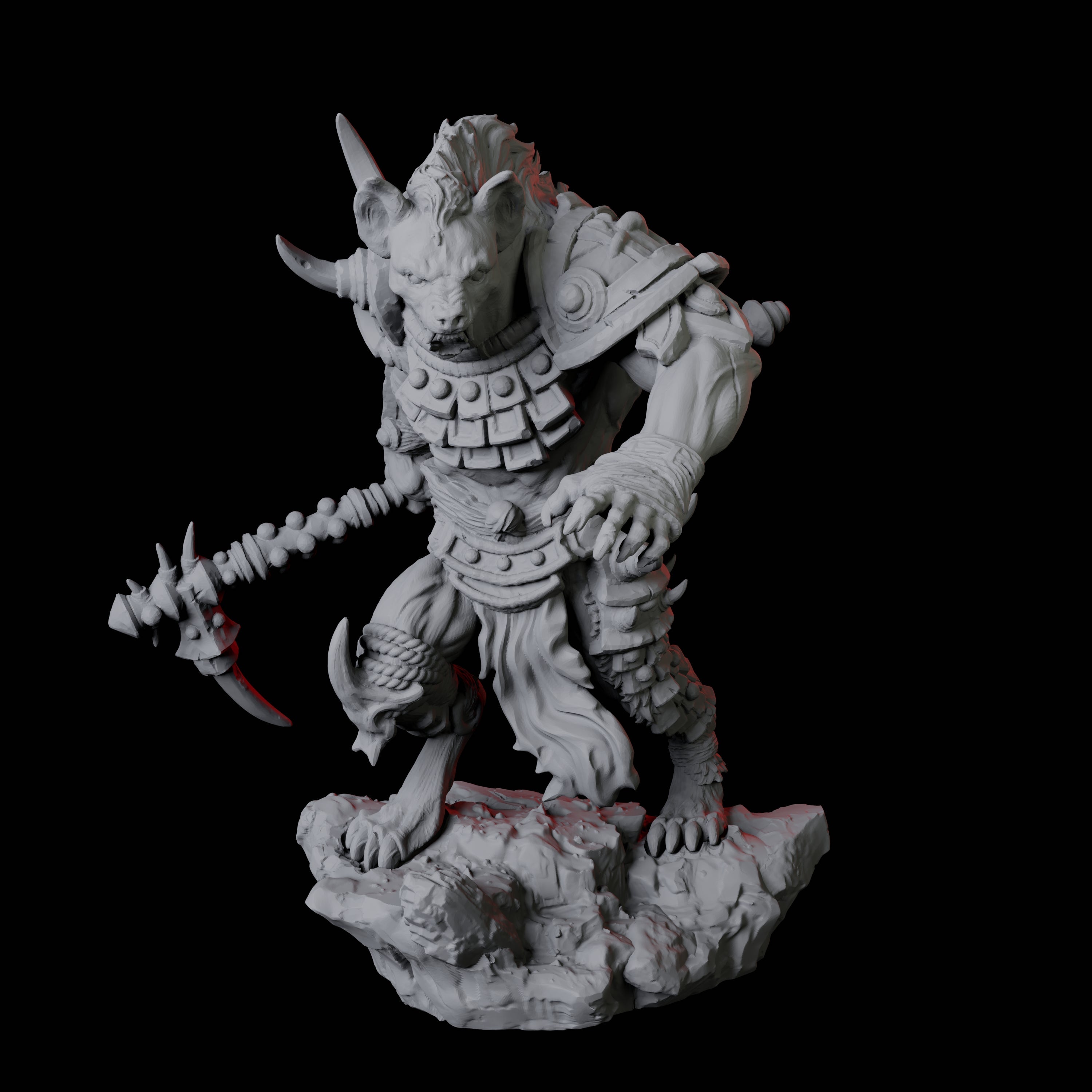 Gnoll Scout A Miniature for Dungeons and Dragons, Pathfinder or other TTRPGs